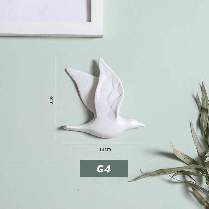 3D Керамические Птицы Настенный Подвесной Кулон Домашние Украшения Декор для ТВ-фона Ремесла Декор для Подвешивания в Гостиной Ручная работа