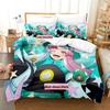Новый комплект постельного белья Kawaii Iono Single Twin Full Queen King Size Bed Set Adult Kid Bedroom Duvetcover Sets Anime Parure de lit Bed