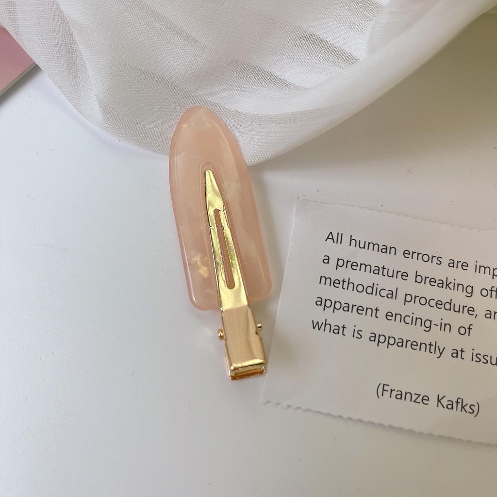 2/3/4 шт. простая розовая сакура бесшовные заколки для волос женские ацетатные листы без изгиба зажим для челки зажим для волос заколки для волос инструмент для укладки волос