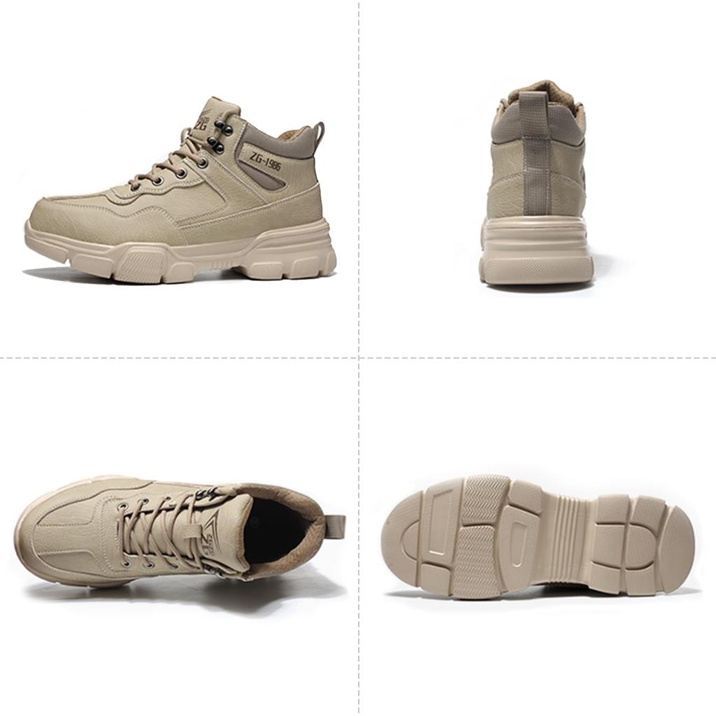 Защитные рабочие ботинки с высоким протектором и стальным носком, скользящие, защитные, 28 см [PAFHL] Обувь, Обувь, Носок, Мужская, Защита, Противоударные, Воздухопроницаемые, Легкие,