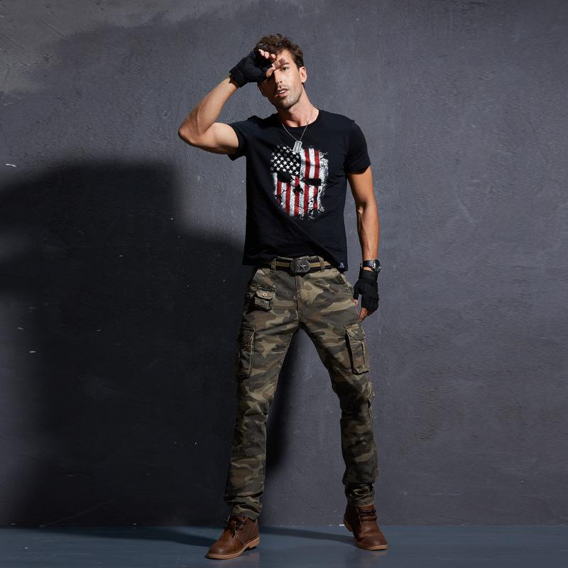 Новые брюки для отдыха, мужские камуфляжные комбинезоны, облегающие леггинсы