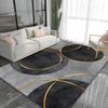 Nordic Light Gray Large Living Room Carpet Light Luxury Decorative Rug for Bedroom Geometric Carpets Non-slip Sofa Side Foot Mat