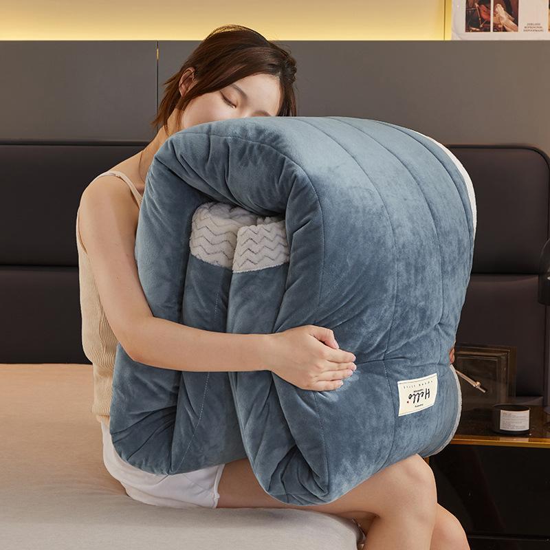 Осенне-зимнее молочное бархатное хлопковое одеяло, одеяло для сна, чехол для дивана, одеяло для офиса, осенне-зимнее маленькое одеяло из кораллового бархата