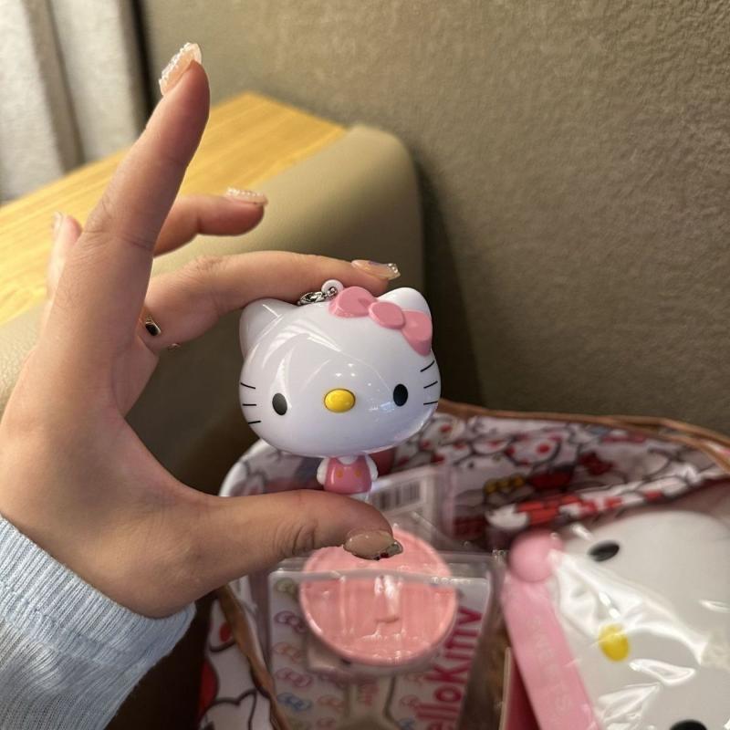 1 шт. Портативная мини-рулетка Hello Kitty, компактная, выдвижная, мультяшная, мягкая - для измерений тела, одежды, телескопическая линейка