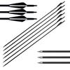 WEZHO Carbon-Fiber Reinforced Fiberglass Archery Arrows