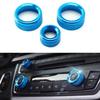 Синие кольца на ручки регулировки громкости и климат-контроля для BMW 1 2 3 3GT 4 серии