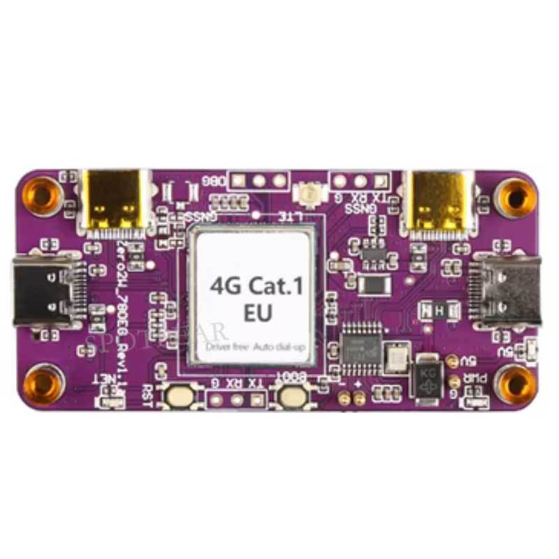 Raspberry Pi Zero 4G Cat1 LTE/GPS/EA/EU с USB-концентратором и поддержкой 2 Вт