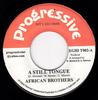 7-дюймовая пластинка AFRICAN BROTHERS / PROGRESSIVE ALL - A Still Tongue / Rise Above Them Al EGHIT002 Progressive Int 2010 Ямайка Регги, Ска и Даб Б/У