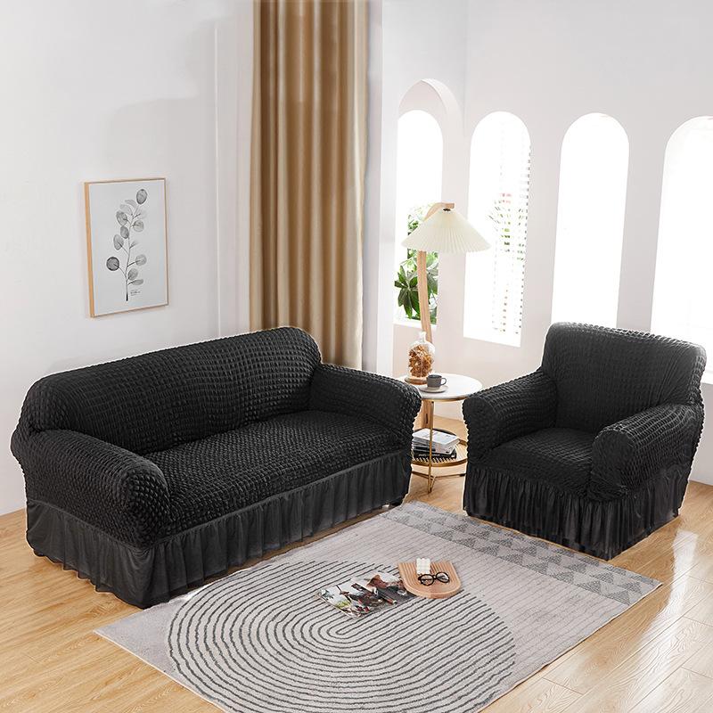 Чехол для дивана с пузырьками, юбка, универсальный пылезащитный чехол для дивана, эластичный утолщенный чехол для дивана