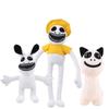 Zoonomaly Plush Odd Animal Park Stuffed Zoo Guard Doll Short Plush Cartoon Character Other Pp Cotton Customized White Yellow 48*7*40cm