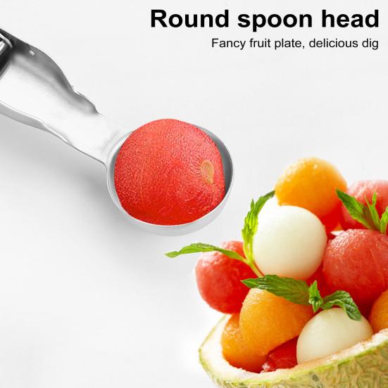 Стальная вилка для нарезки арбуза 3-в-1 Многофункциональная летняя машина для изготовления кубиков арбуза Резак для фруктов