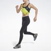 Reebok Спортивные леггинсы женские Lux Graphic однотонные с высокой талией Черные HN6035