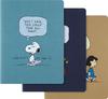 Набор из 3 блокнотов Moleskine Peanuts Cahier, формат XL (19см x 25см) LEPECH41ACBND
