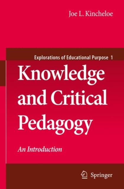 Книга Knowledge and Critical Pedagogy : An Introduction : 1
