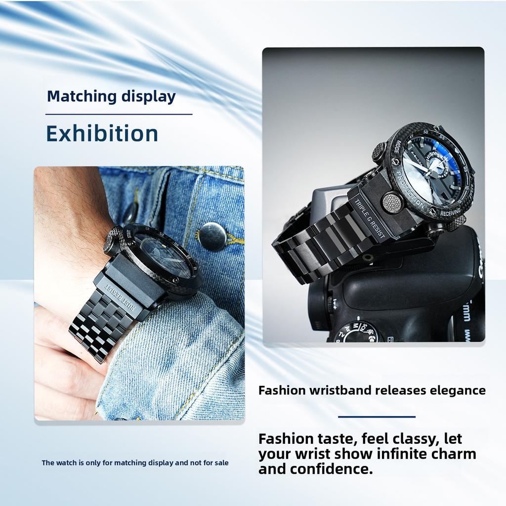 GWR-B1000 Стальной Ремешок Для Часов Casio Air Dominator 5588 GWR B1000 Модифицированный Металлический Ремешок Мужской Наручный Браслет