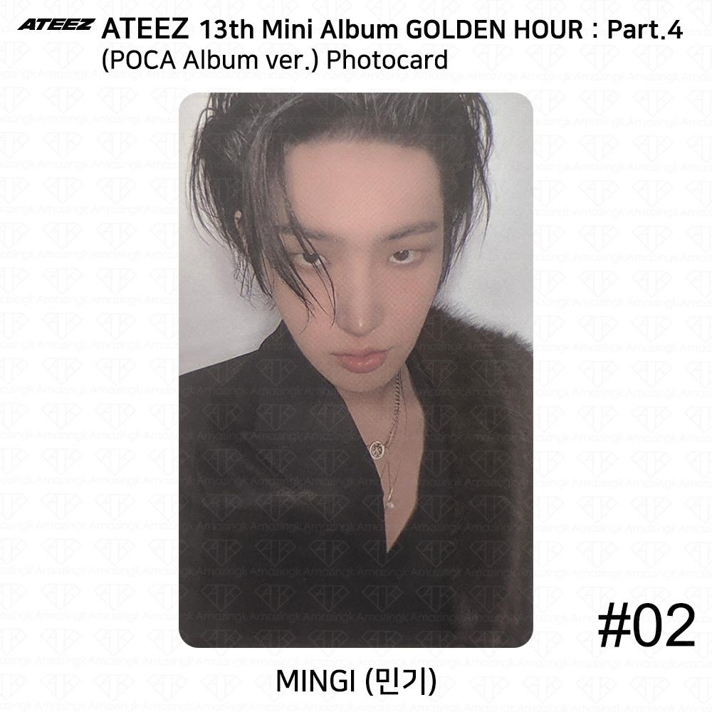 ATEEZ 13-й мини-альбом Golden Hour Часть 4 POCA Альбом версия. Фотокарта
