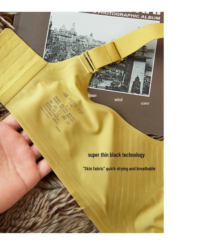 Women's Bust Minimizer: Ultra-Thin Support, Anti-Sag Seamless Cool Full Cup Bra for Summer