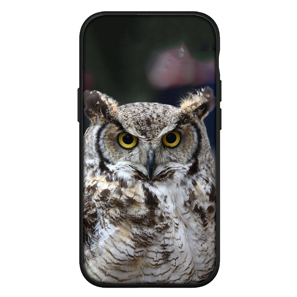 Для Samsung Galaxy S24 S23 iPhone 16 15 14 Xiaomi Redmi Note 13 12 11 10 8 Plus 9 Pro Max X XR 14C A16 A06 A15 S20 FE Чехол для iPhone Сова OPPO Huawei Чехол