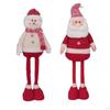 Christmas Decoration Doll Plush Long Legs Desktop Figurine Xmas Decor for Dining Table Party