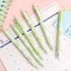 Press Student Stationery Push Gel Pen Sign Pen Neutral Pen Black Ink Pens Frog Manual Gel Pens