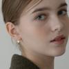 Tatiana (Серебро 925) Сердце Розы Серьги-гвоздики EC3065