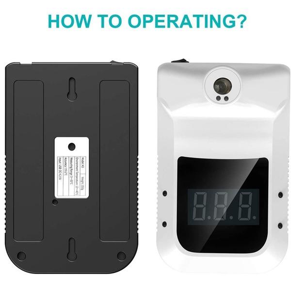 Настенный инфракрасный термометр Бесконтактный подвесной термометр для офисов магазинов школ