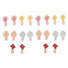 20pcs Pet Hair Clip Flower Shape Resin Lovely Sweet Cute Pet Grooming Hairpin for Small and Medium Pets