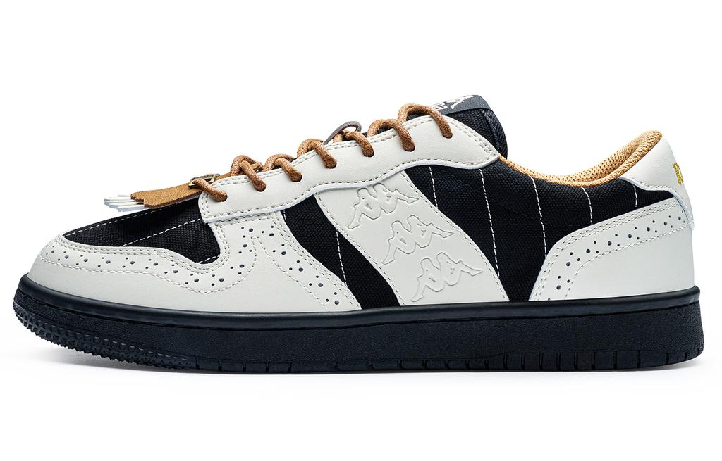Men's Sneakers Kappa Back to Back Slip Resistant Abrasion Resistant Low top Skateboard Shoes Unisex White
