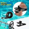 Pool Cover Strap Set Pool Solar Cover Reel Attachment Kit 6 Straps with Hooks Clips Hook And Loop Fasteners Secure Solar Blankets On Reels for