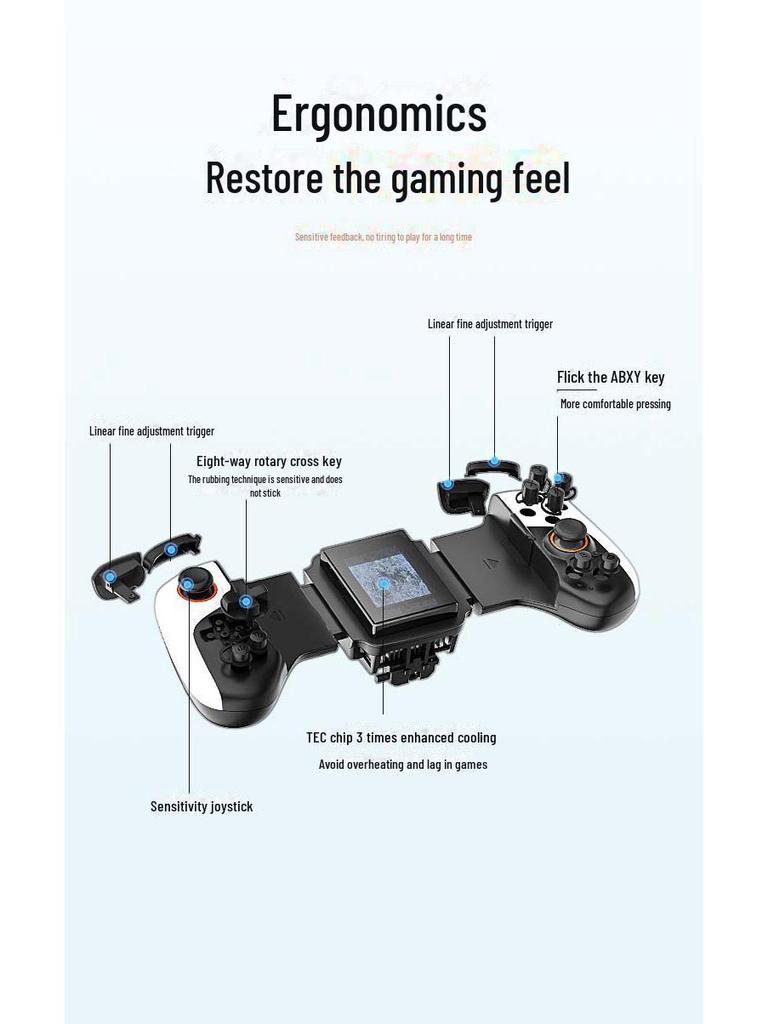 Игровой контроллер Black Myth Goku Bluetooth с полупроводниковым охлаждением для мобильных устройств