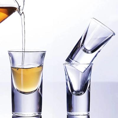 12 шт./6 шт./2 шт. Стакан SGlass 15 мл для крепких напитков, утолщенное дно, прозрачная стеклянная посуда для напитков, стакан для крепких напитков, винный стаканчик для байцзю
