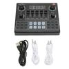 Live Sound Card Multiple Sound Effects Voice Changing External Mini Sound Mixer Board for Live