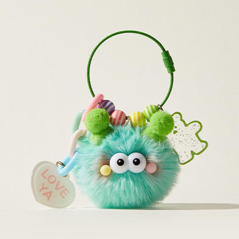 Очаровательный плюшевый брелок-подвеска в виде божьей коровки