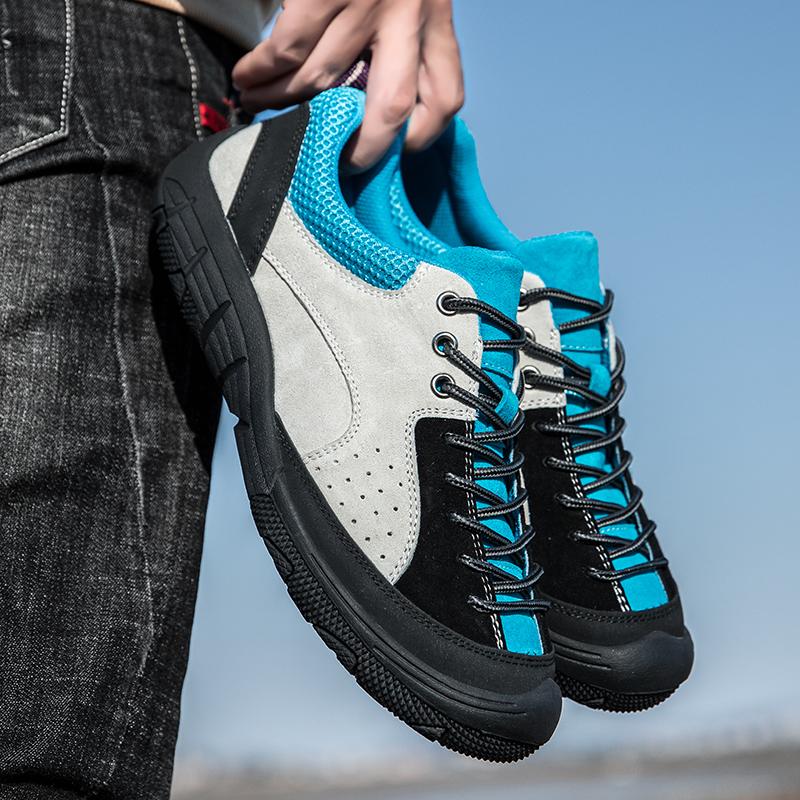 Men's Genuine Leather Outdoor Casual Shoes Sneakers