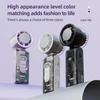 Mini Handheld Fan 3600mAh Portable Fan Refrigeration Turbine High-speed Violent Electric Fan Foldable Neck Ice Pack Small Fan