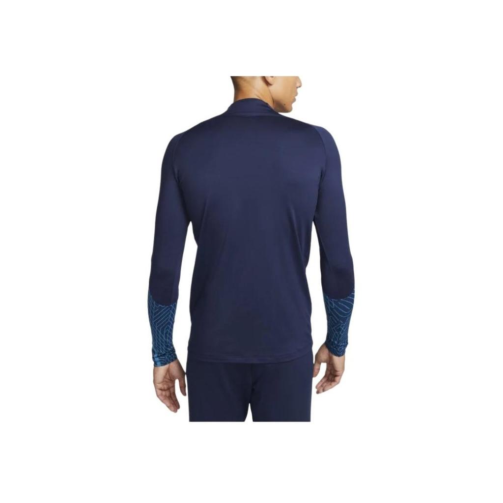 Nike Футболка мужская Dri-FIT Strike Drill Croatia World Cup Training с длинным рукавом, темно-синяя DH6453-498
