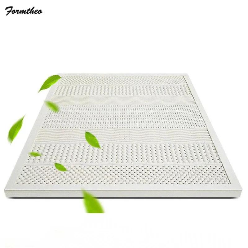 FORMTHEO Natural Latex Massage Mattress Topper 160*200 Tatami Thicken 5/7.5cm Foldable Bed Topper 1.5/1.8m
