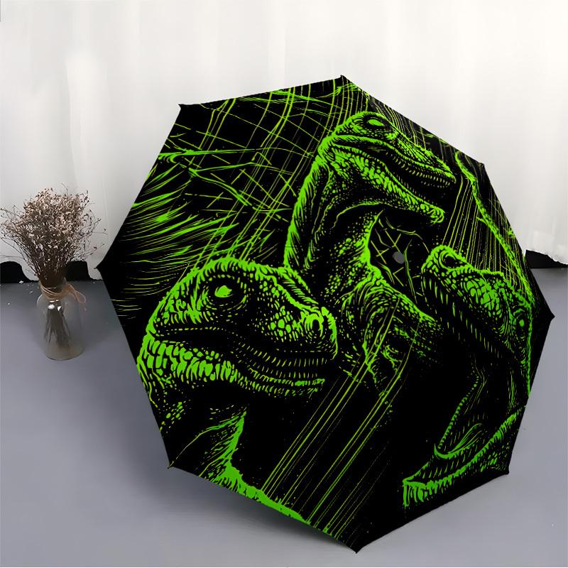 1pc Dinosaur Jurassic Windproof Automatic Cute Umbrella, Lightweight for Women/Men, Perfect Christmas Gift a0811277