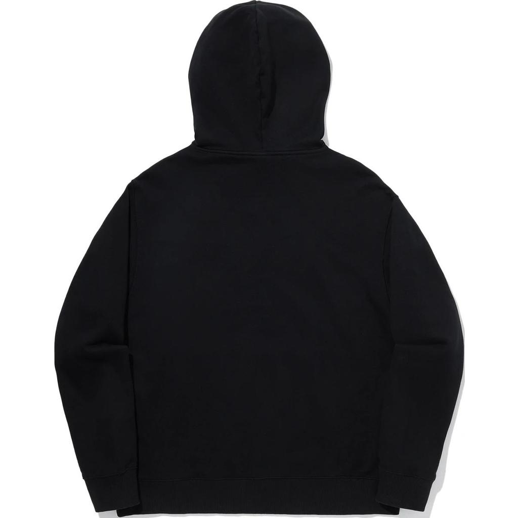 Li Ning Vital Series Solid Color Hooded Comfortable Breathable Versatile Loose Sweatshirt Unisex Sweatshirt Black AWDUB33-2