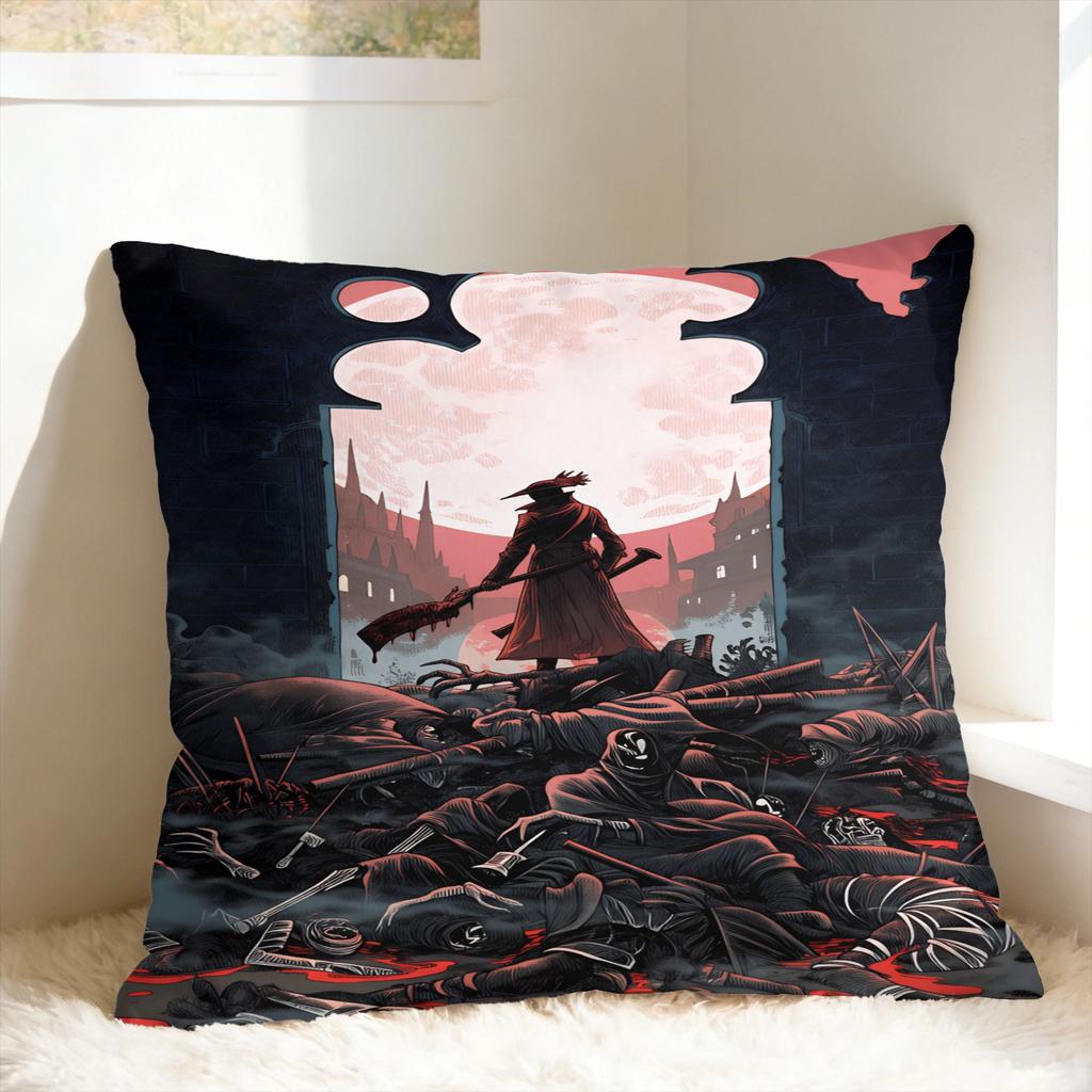 Игровой Bloodborne Знак Охотника Наволочка Удобная Наволочка Кавайная Наволочка Для Офиса Автомобиля Домашнего Декора