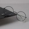 Minimalist Luxury Transparent Glasses Cool Round Frame Eyeglass Women Men Cool Clear Lens Frame Glasses