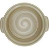 Banko Ware Ginpo Earthen Pot (Deep Pot) No. 6 for 1 Person Hanamishima 21061 Gray