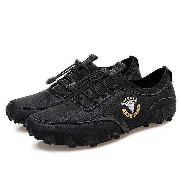 Mens Casual Leather Moccasins Shoes Flat Loafers Shoes Handmade Driving Dress Shoes