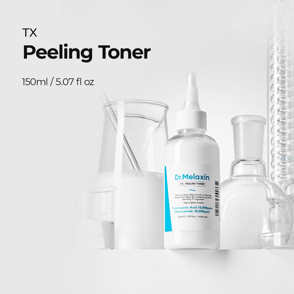 DR.MELAXIN TX Peeling Toner 150 мл / Двухслойный ежедневный тоник
