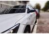 Накладка на зеркало заднего вида в форме рога с узором под карбон для Hyundai Elantra 2011-2021