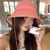 Хлопковая шляпа рыбака во французском стиле, солнцезащитная кепка, модная солнцезащитная шляпа для путешествий