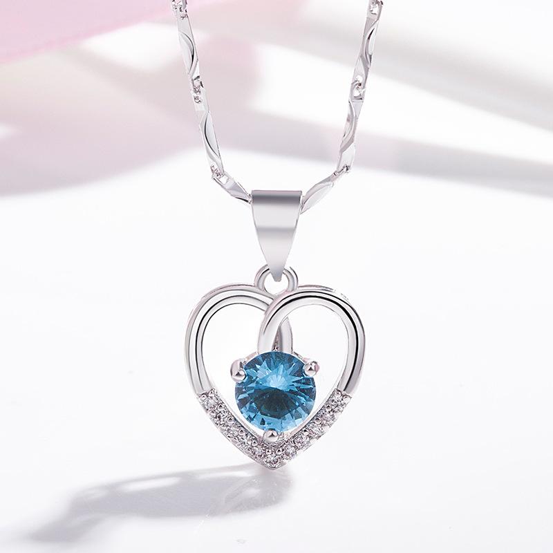Sace Gems Женское ожерелье, кулон, медный сплав, циркон, модный подарок