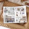 6pcs Kawaii Stationery Stickers  Walking in love DIY Craft Scrapbooking Album Junk Journal Happy Planner Diary Stickers