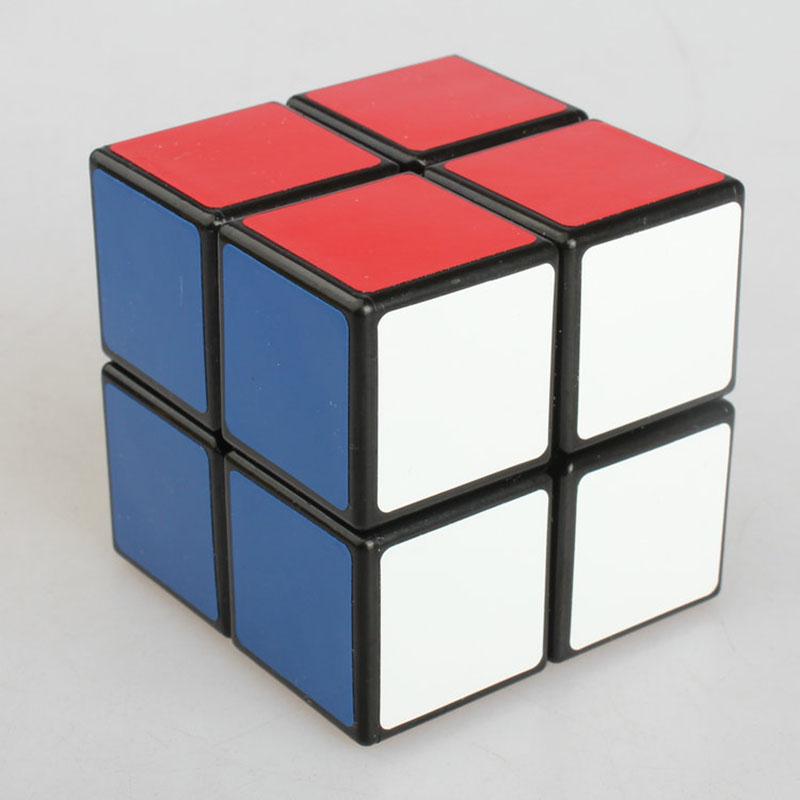 Cube 2X2 Magic Cube 2 By 2 Cube 50mm Speed Pocket Sticker Puzzle Cube Professional Educational Toys