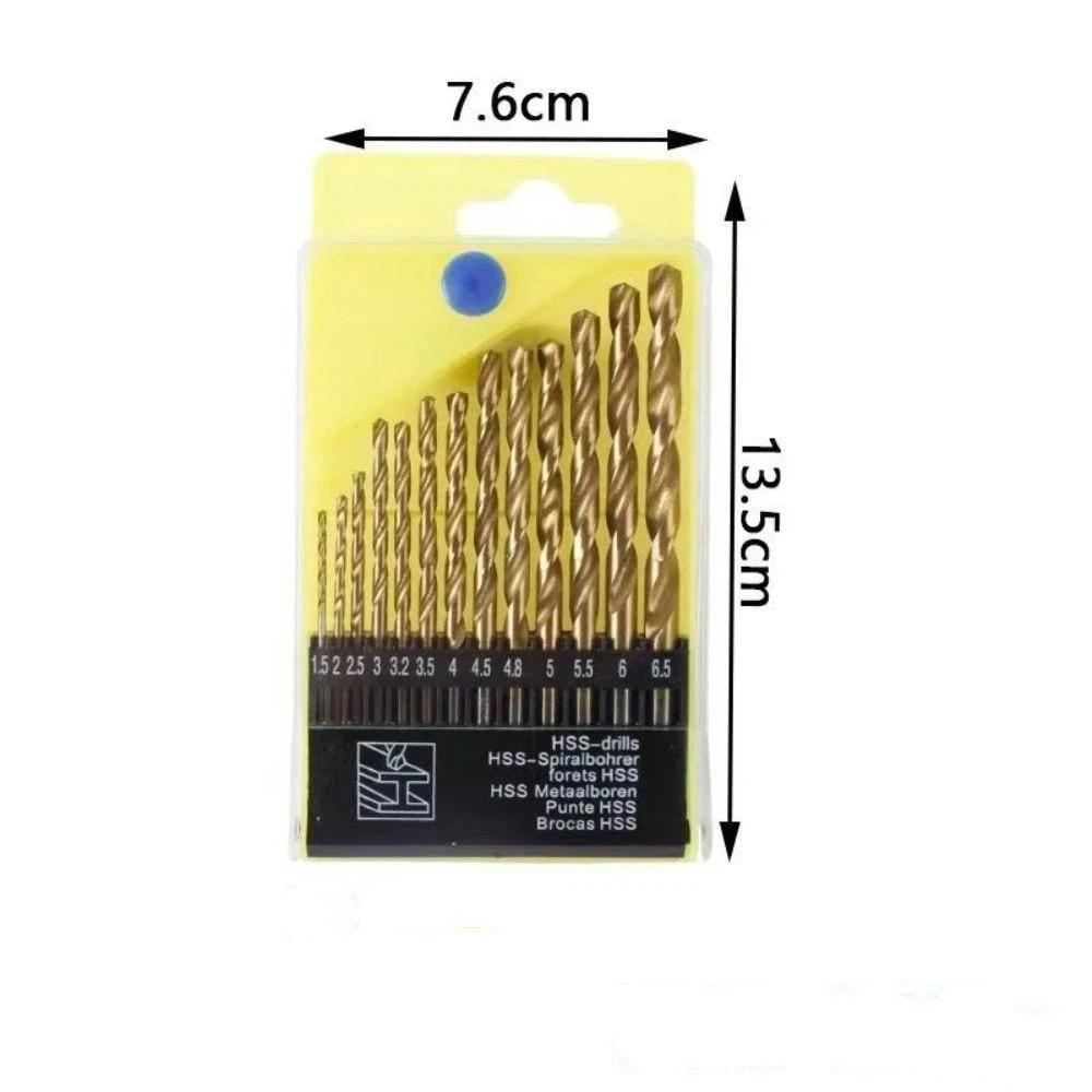 Multi-Purpose Twist Drill Bits High-Speed Steel Drill Bit Set Masonry Drill Bits For Hard Metal